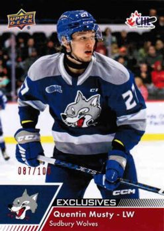 2022 Upper Deck CHL #46 Exclusives /100