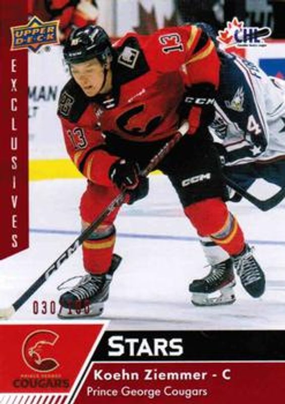 2022 Upper Deck CHL #325 Exclusives /100
