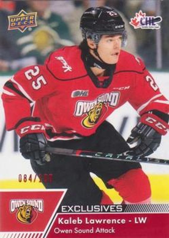 2022 Upper Deck CHL #31 Exclusives /100