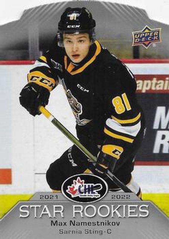 2022 Upper Deck CHL #CSR-3 2021 CHL Star Rookies
