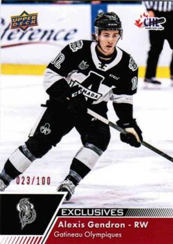 2022 Upper Deck CHL #30 Exclusives /100