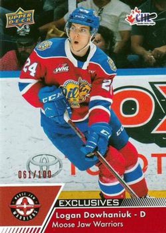 2022 Upper Deck CHL #134 Exclusives /100
