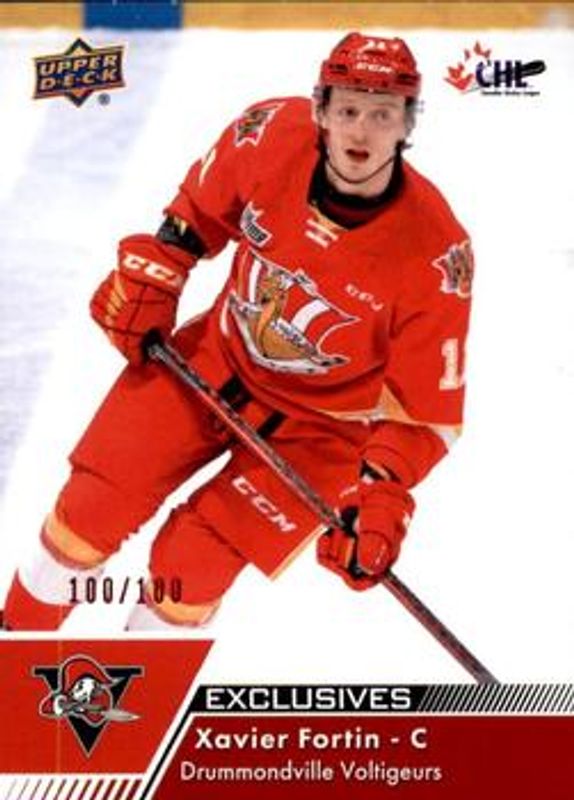 2022 Upper Deck CHL #44 Exclusives /100