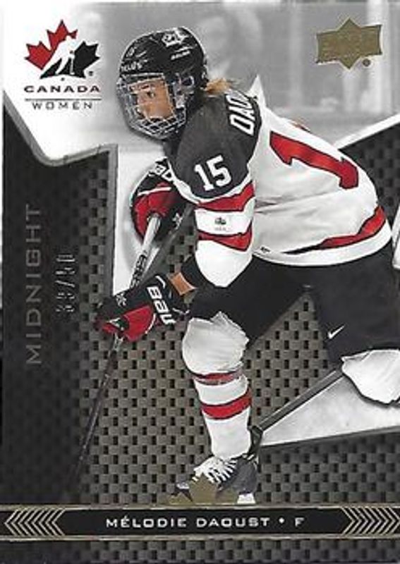 2018 Upper Deck Team Canada Juniors #75 Midnight /50