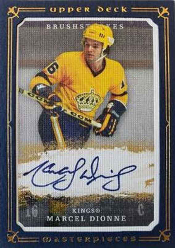 2008 Upper Deck Masterpieces #MB-MD Brushstrokes Blue /24