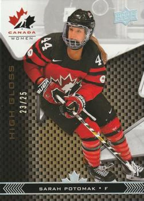 2018 Upper Deck Team Canada Juniors #72 High Gloss /25