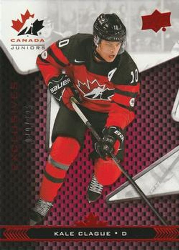 2018 Upper Deck Team Canada Juniors #10 Exclusives /225