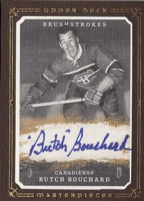 2008 Upper Deck Masterpieces #MB-BU Brushstrokes Brown