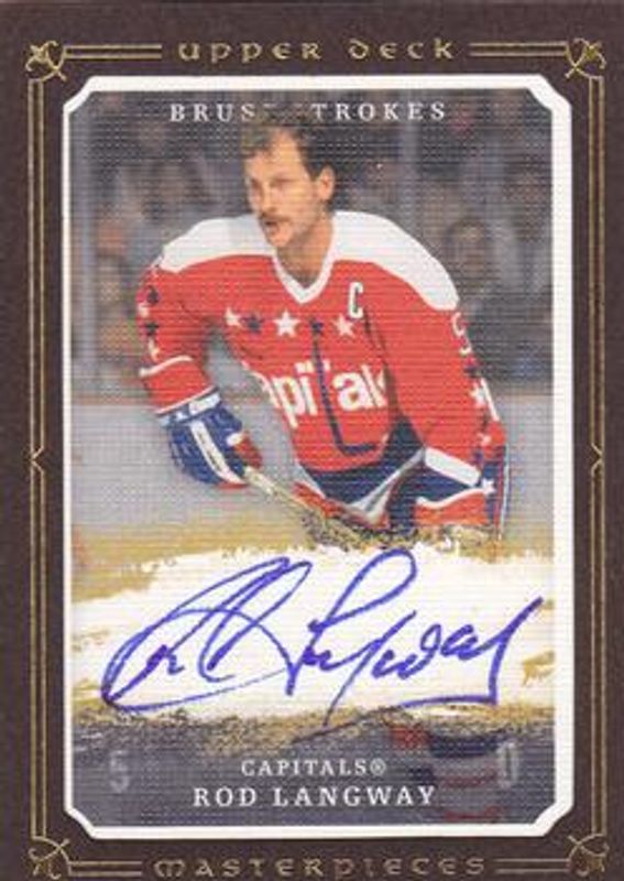 2008 Upper Deck Masterpieces #MB-LA Brushstrokes Brown