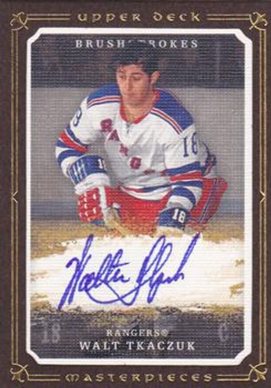 2008 Upper Deck Masterpieces #MB-WT Brushstrokes Brown