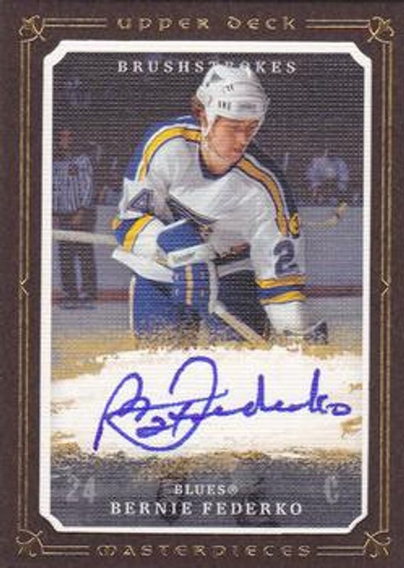 2008 Upper Deck Masterpieces #MB-BF Brushstrokes Brown