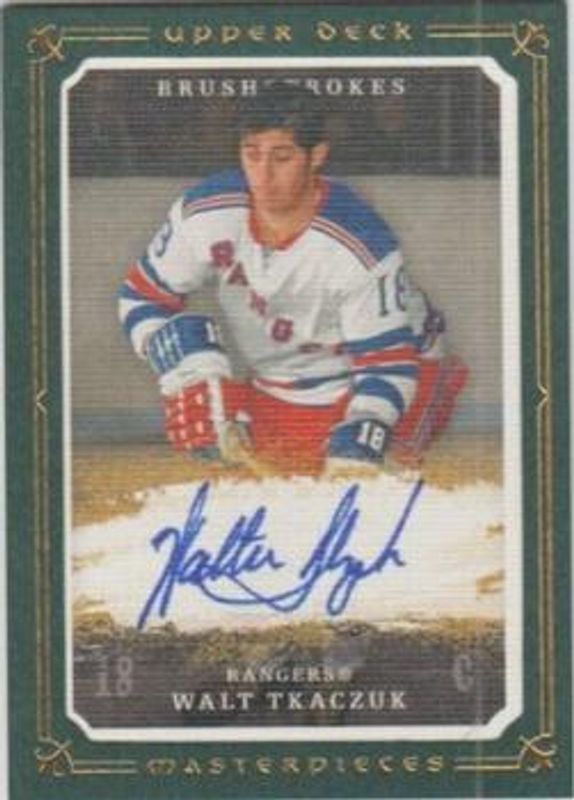 2008 Upper Deck Masterpieces #MB-WT Brushstrokes Green /35