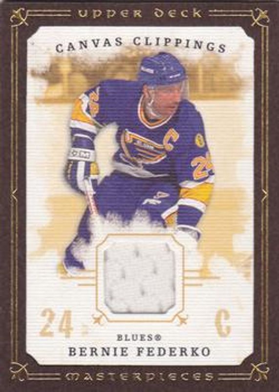 2008 Upper Deck Masterpieces #CC-BF Canvas Clippings Brown