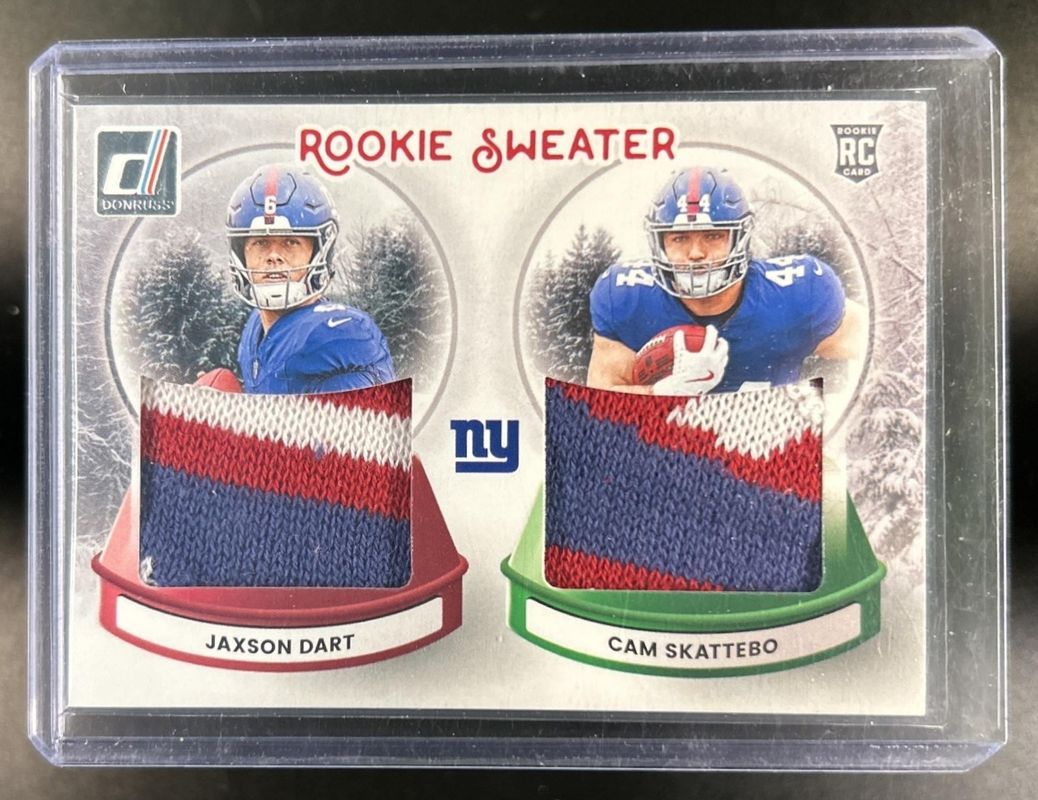 2025 Donruss #3 Rookie Holiday Sweater Dual