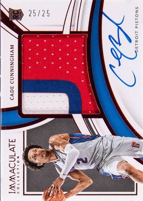 2021 Immaculate #PPA-CCH Premium Patch Autographs - Red (/25)