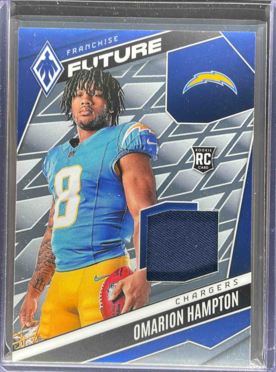 Omarion Hampton 2025 Phoenix #FFM-OHN Franchise Future Material /299 ...