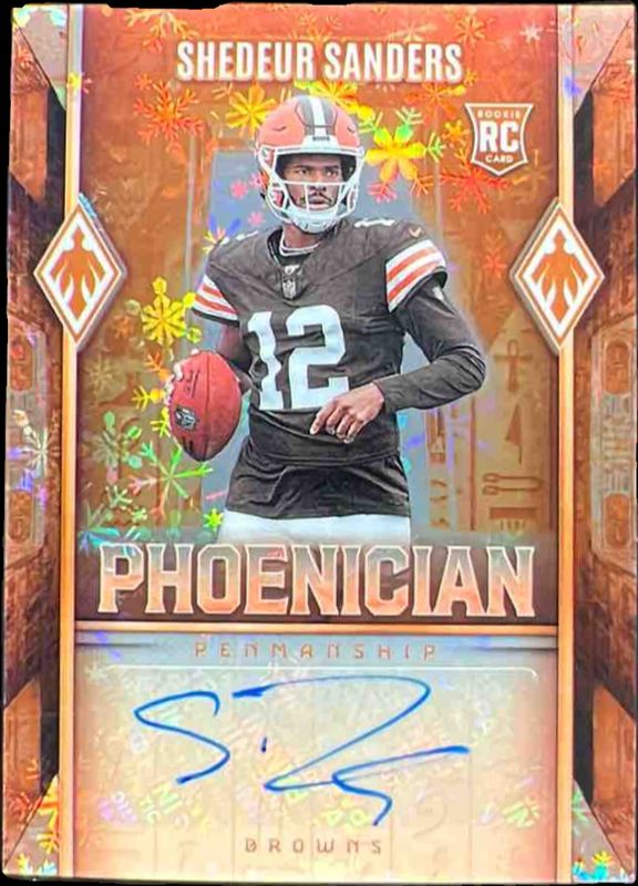Shedeur Sanders 2025 Phoenix #1 Phoenician Penmanship - Winter