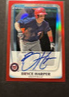 2011 Bowman Chrome #BCP111 Prospect Auto - Red Refractor /5