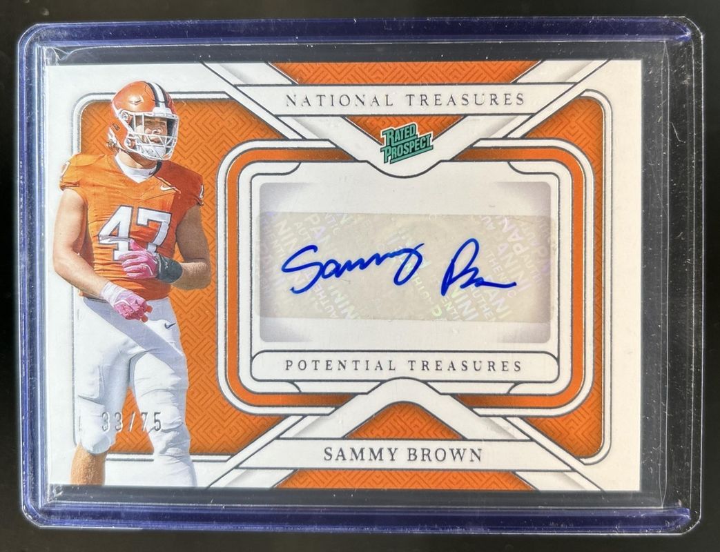 2025 National Treasures Collegiate #10 Potential Treasures /75