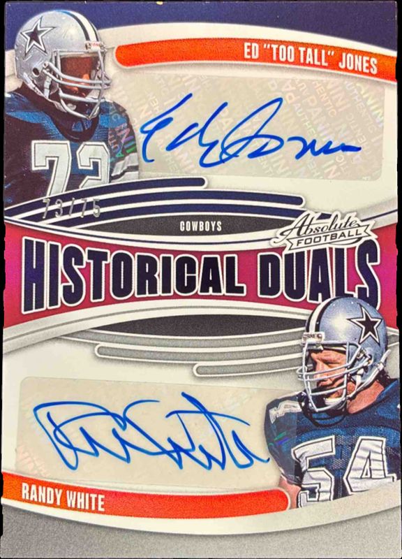 2025 Absolute #HOU-DAL Historical Duals - Blue /35