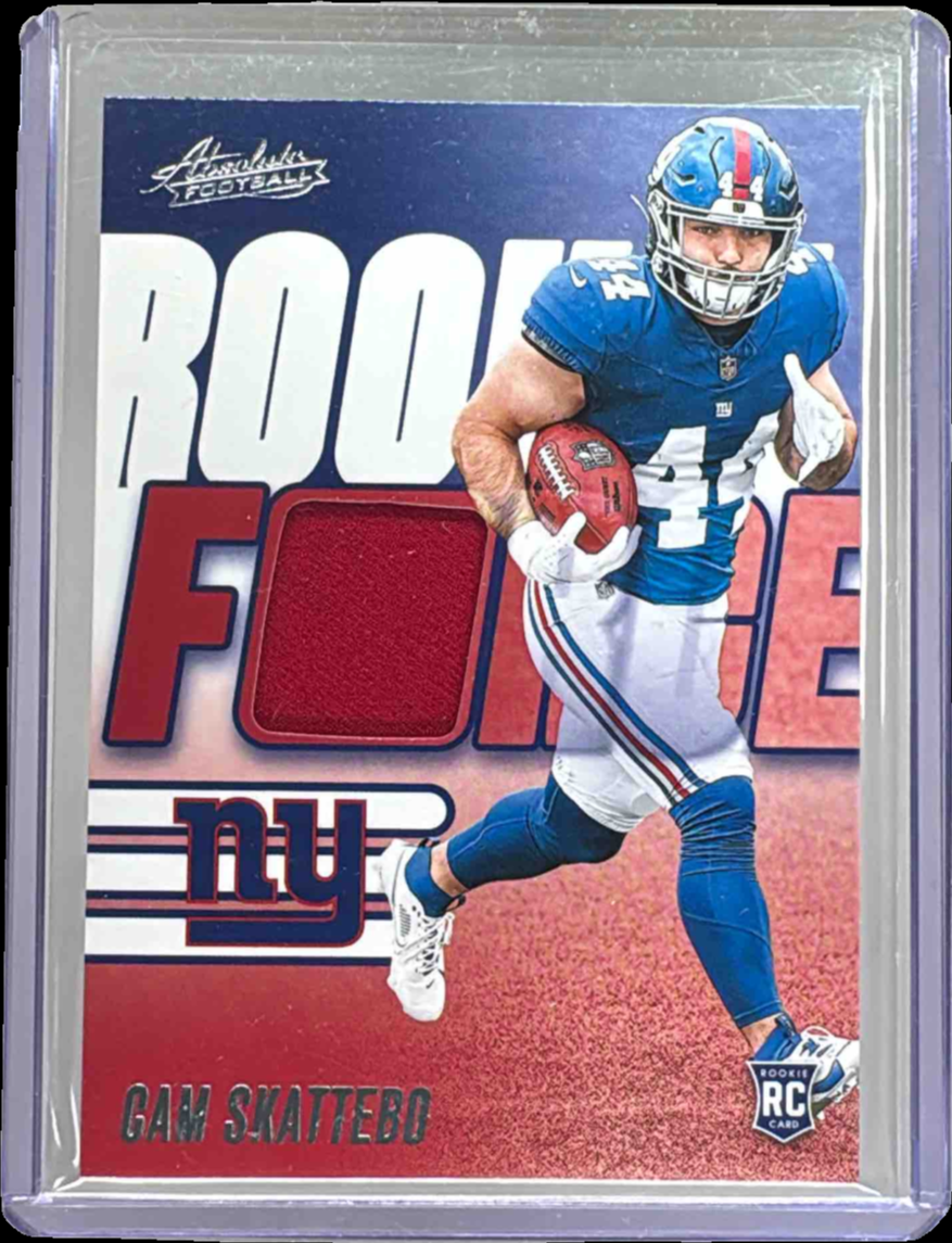 Cam Skattebo 2025 Absolute #RF-CSO Rookie Force Price Guide - Sports ...