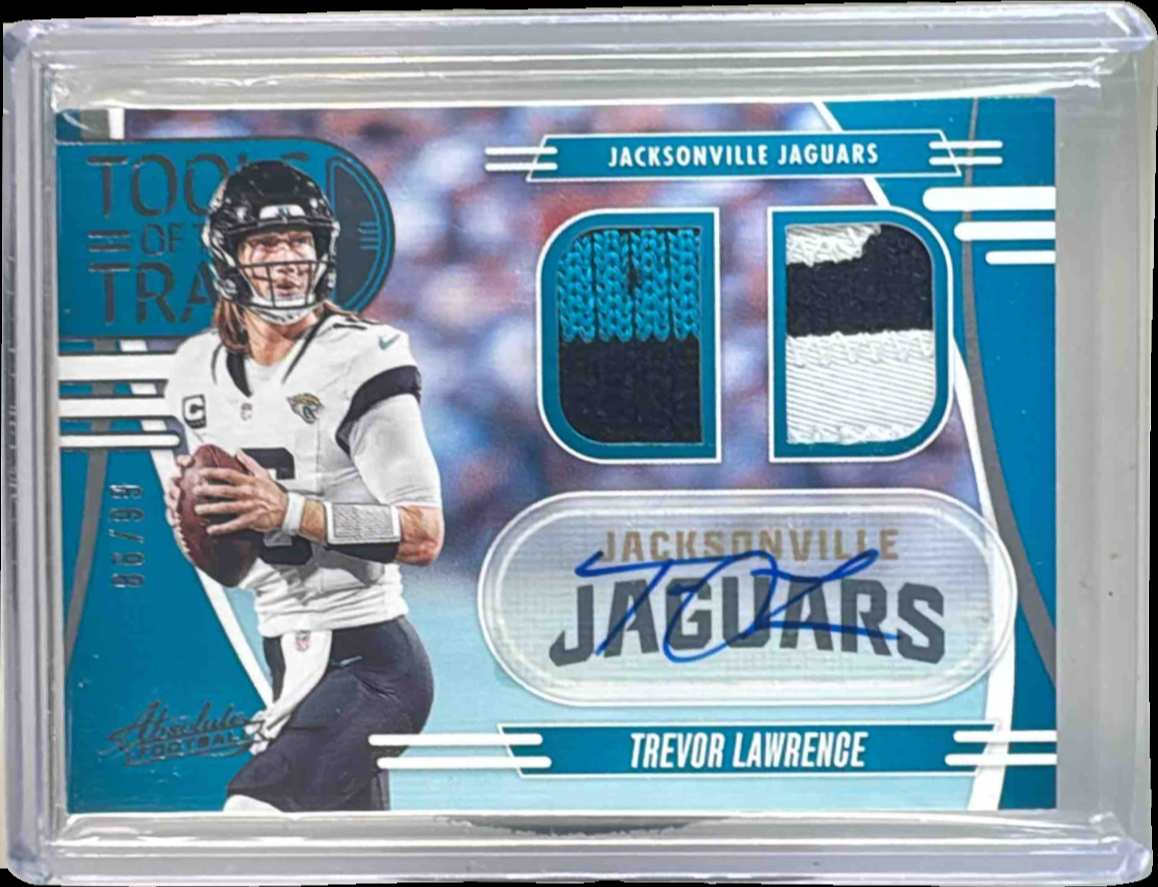 Trevor Lawrence 2025 Absolute #TTD-TLA Tools of the Trade Double