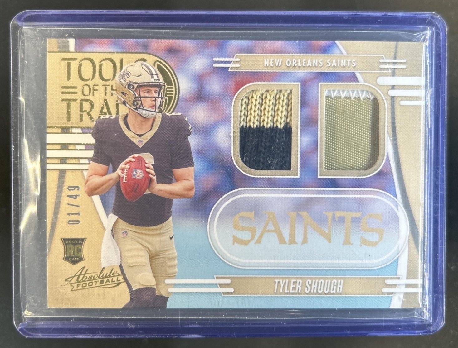 Tyler Shough 2025 Absolute #TTD-TSH Tools of the Trade Double - Prime ...