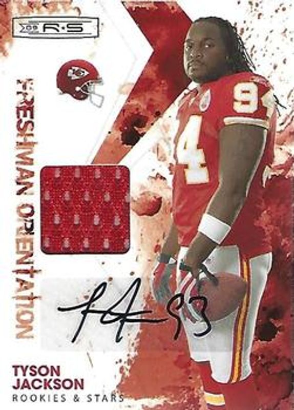 2009 Donruss Rookies & Stars #2 Freshman Orientation Materials Jerseys Autographs /100