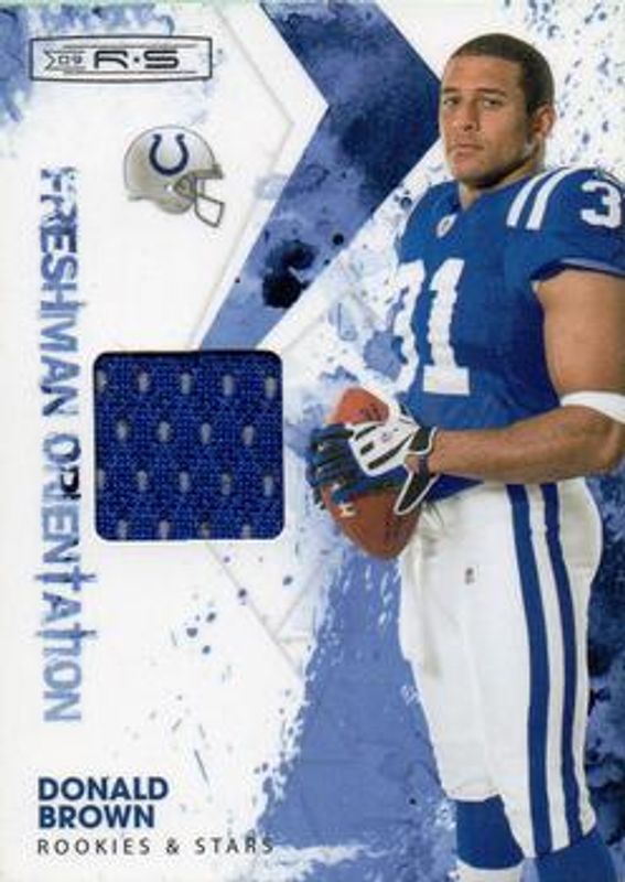 2009 Donruss Rookies & Stars #5 Freshman Orientation Materials Jerseys /299