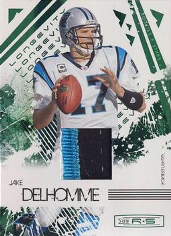 2009 Donruss Rookies & Stars #14 Materials Emerald Prime - Longevity /50