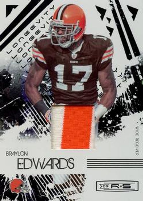 2009 Donruss Rookies & Stars #24 Materials Black Prime - Longevity /25