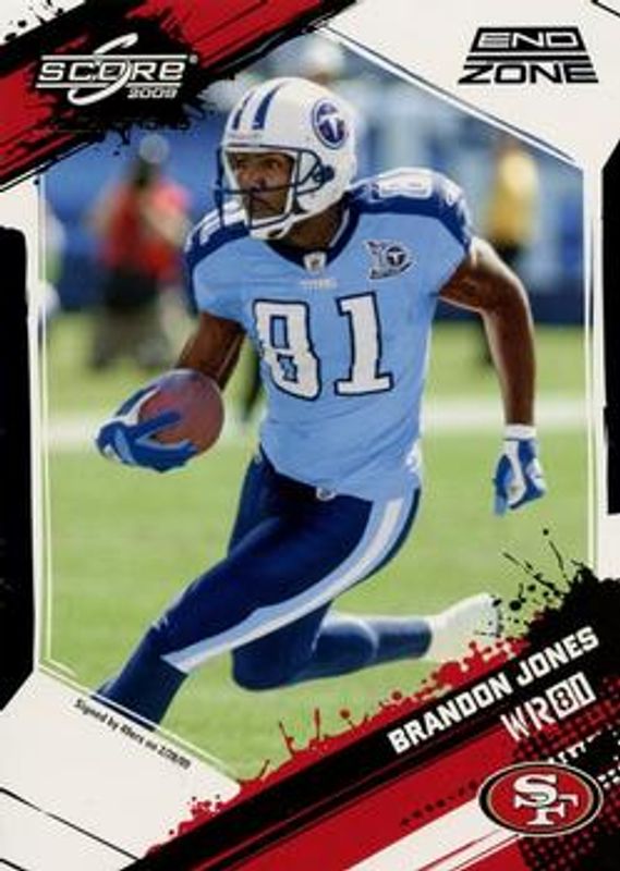 2009 Score Inscriptions #246 End Zone /6