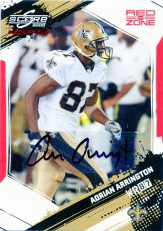 2009 Score Inscriptions #181 Autographs - Red Zone /30
