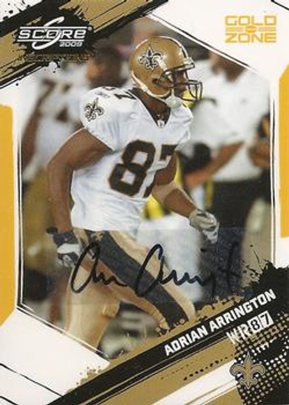 2009 Score Inscriptions #181 Autographs - Gold Zone /50