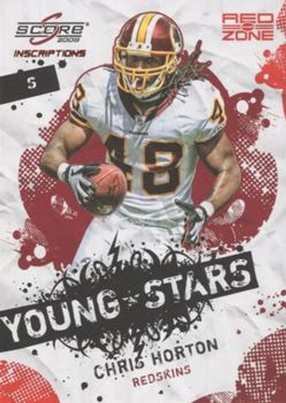 2009 Score Inscriptions #4 Young Stars - Red Zone /30