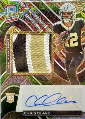 2022 Spectra #206 Rookie Patch Auto - Meta /10