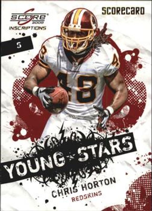 2009 Score Inscriptions #4 Young Stars - Scorecard /100