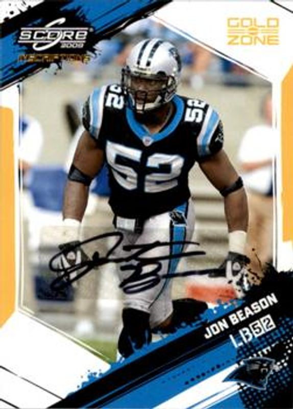 2009 Score Inscriptions #43 Autographs - Gold Zone /50