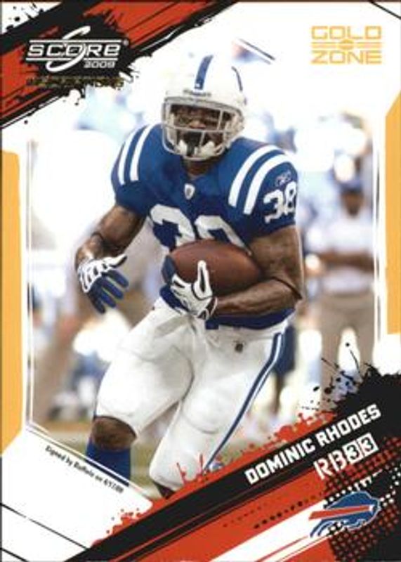 2009 Score Inscriptions #125 Gold Zone /50
