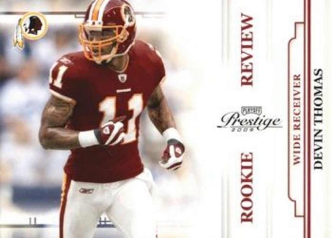 2009 Playoff Prestige #13 Rookie Review