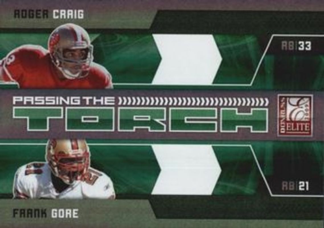 2009 Donruss Elite #12 Passing the Torch - Green /499