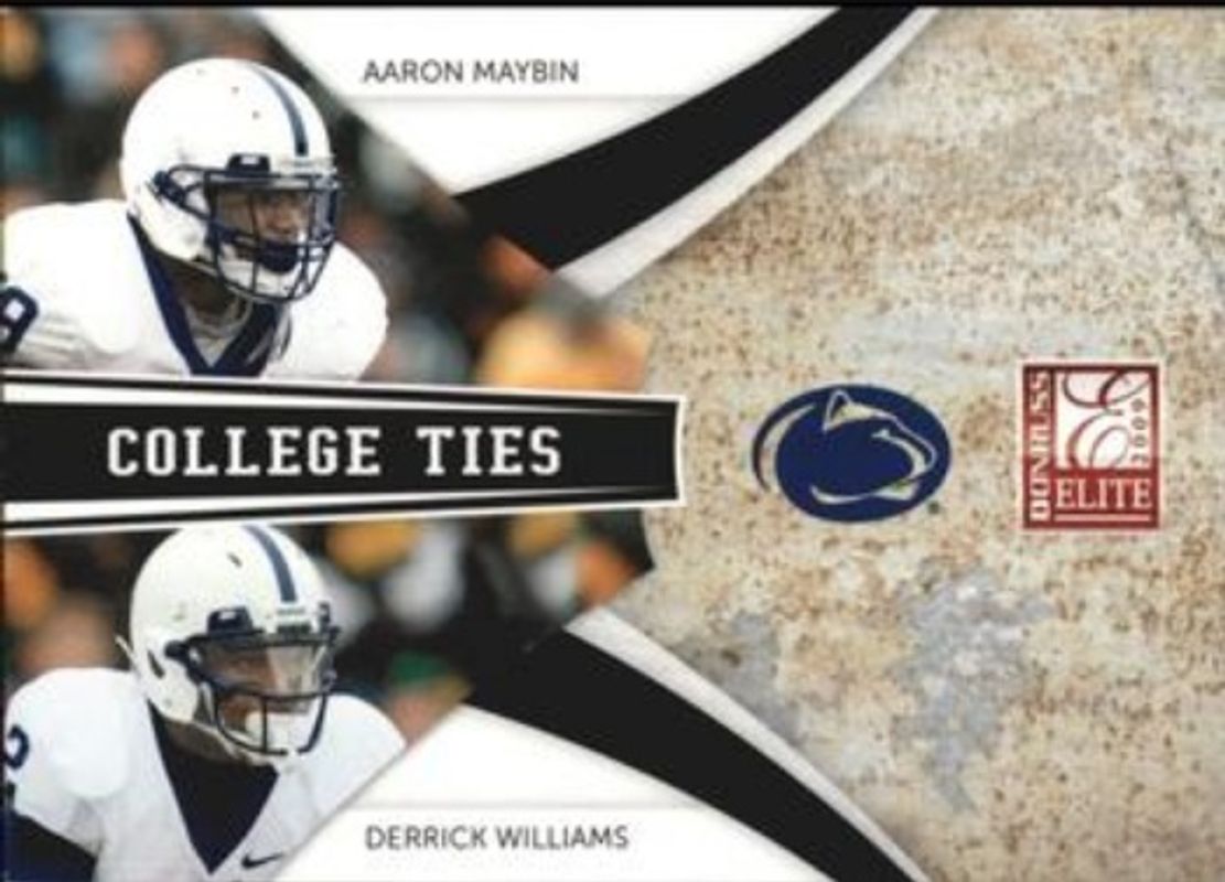 2009 Donruss Elite #11 College Ties Combos - Black /199