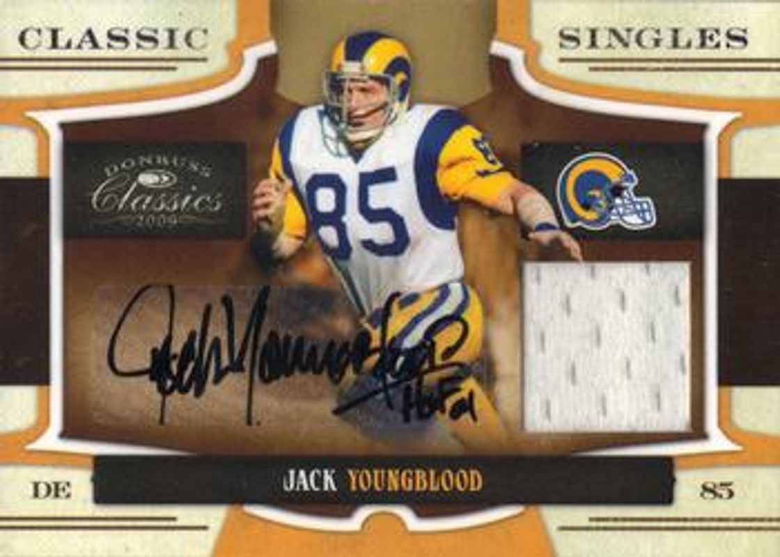 2009 Donruss Classics #13 Classic Singles Jerseys Autographs /25