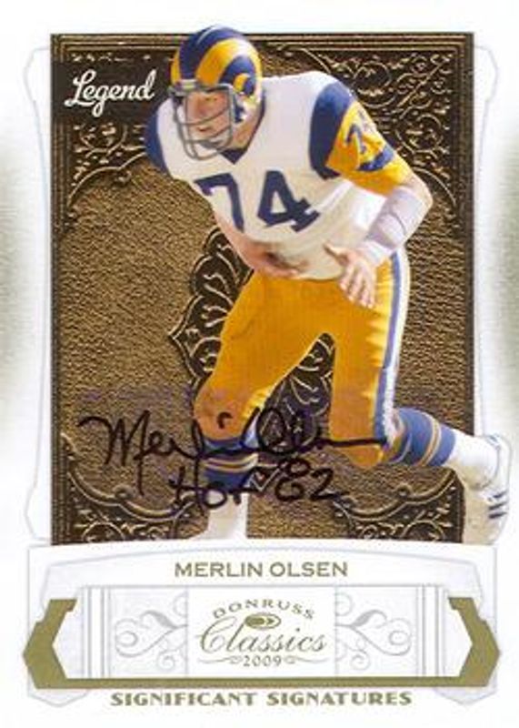 2009 Donruss Classics #133 Significant Signatures - Gold /20