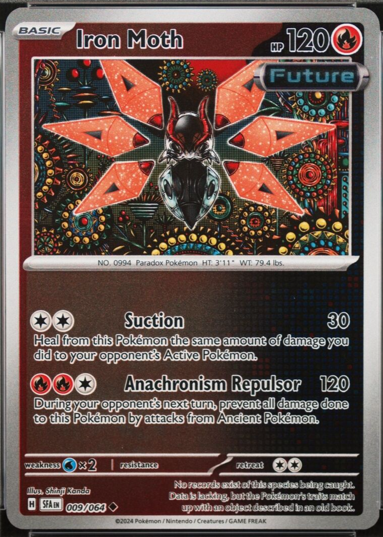 iron moth pokemon card value Pokmon TCG Cards for sale Ability  Thermal Reactor Once during your turn Iron Moth [Reverse Holo] #28