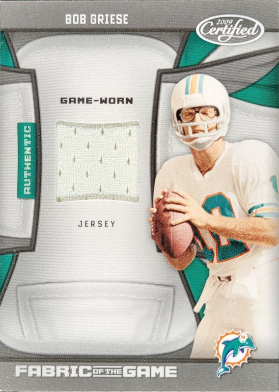 2009 Donruss Certified #17 Fabric of the Game /99