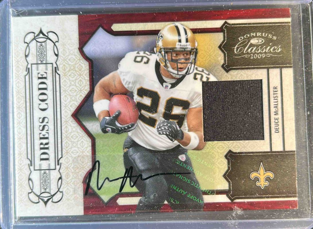 2009 Donruss Classics #5 Dress Code Jerseys Autographs /25