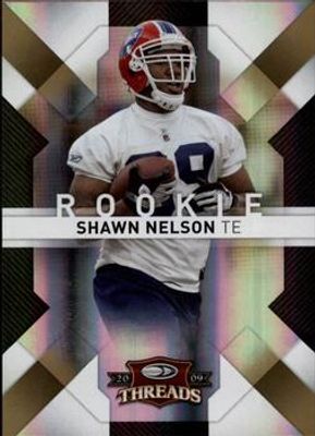 2009 Donruss Threads #191 Gold Holofoil /50