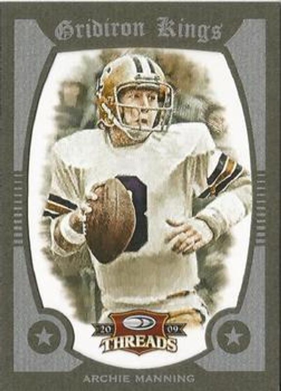 2009 Donruss Threads #6 Pro Gridiron Kings Framed - Green /25