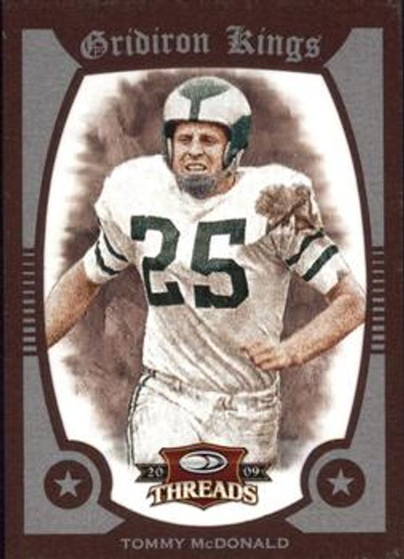 2009 Donruss Threads #50 Pro Gridiron Kings Framed - Red /100